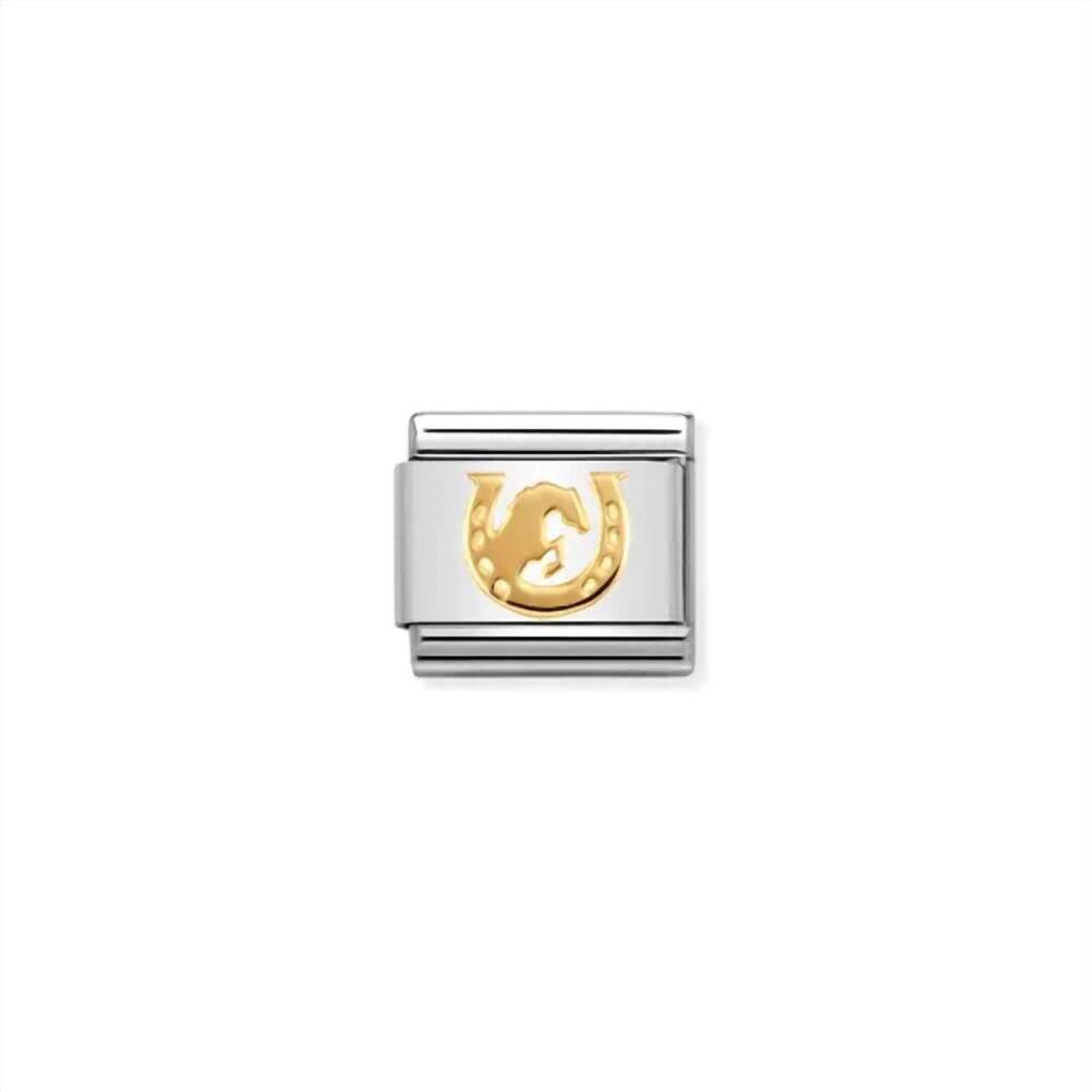 NEW NOMINATION unisex animals links bracelet in horseshoe